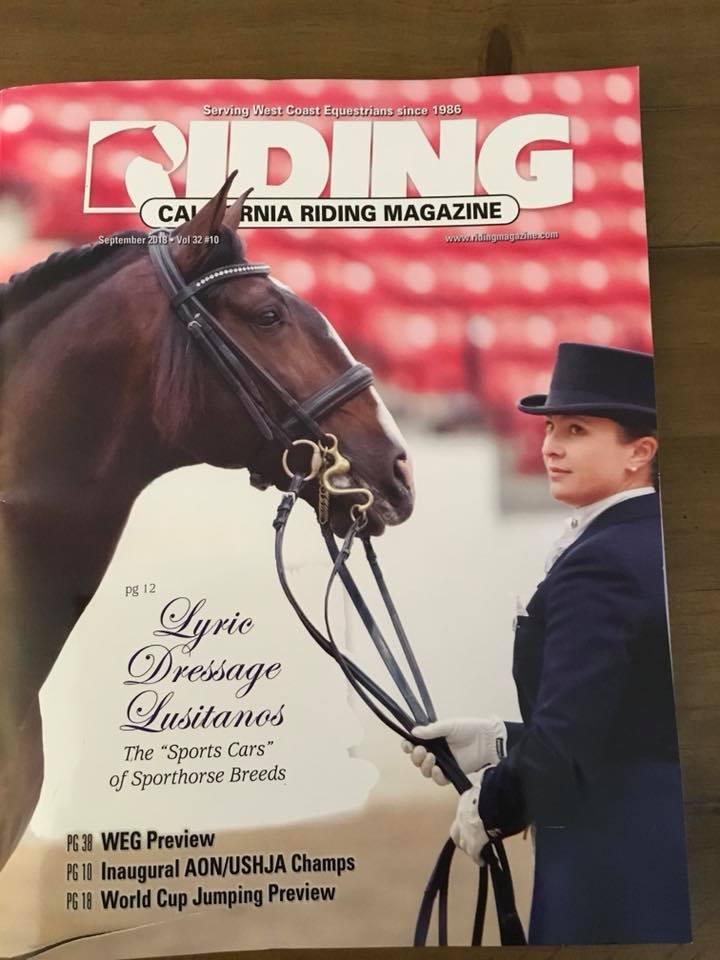 Reportage im „California Riding Magazine“